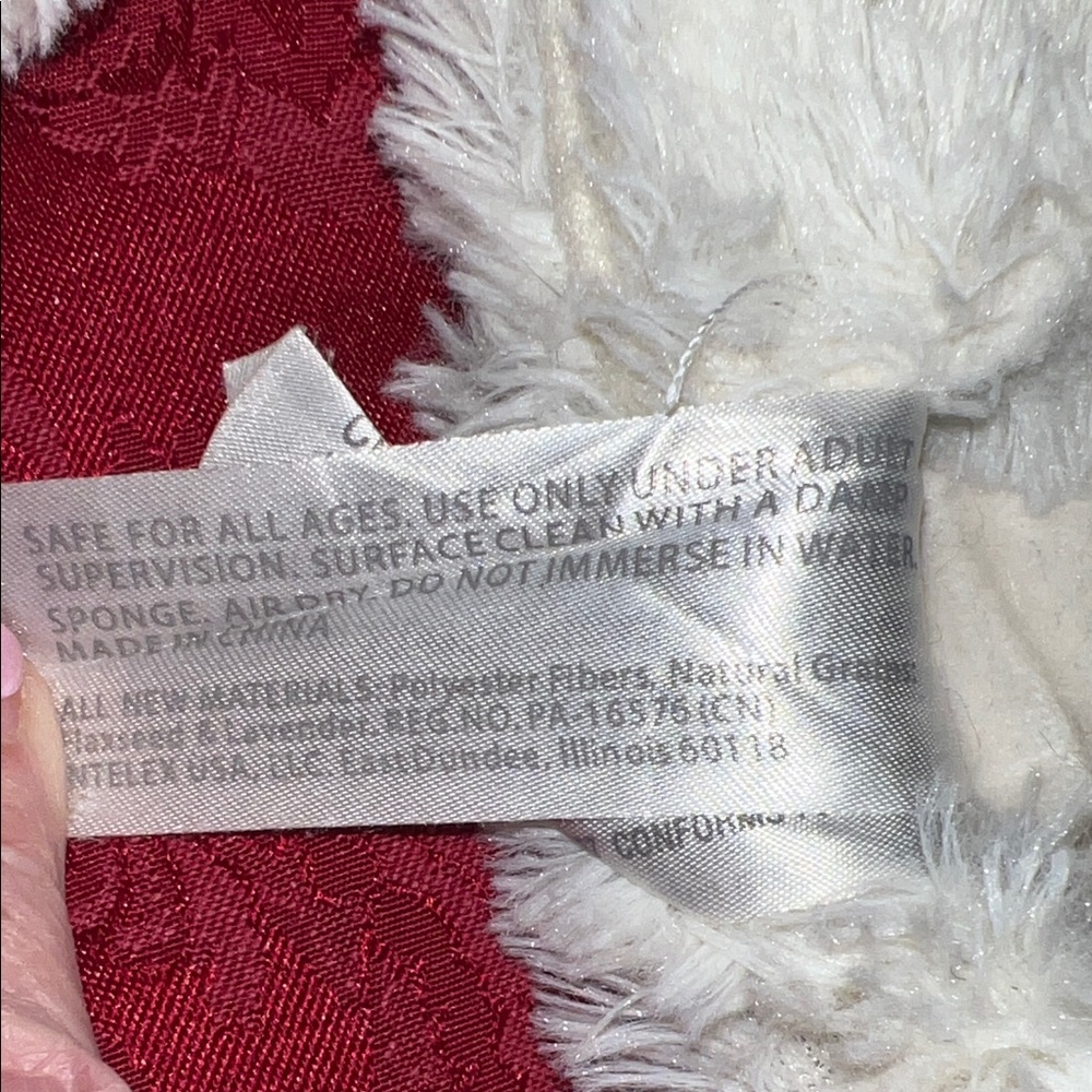 Cozy White Fuzzy Slippers Microwaveable Heated - Picture 6 of 8